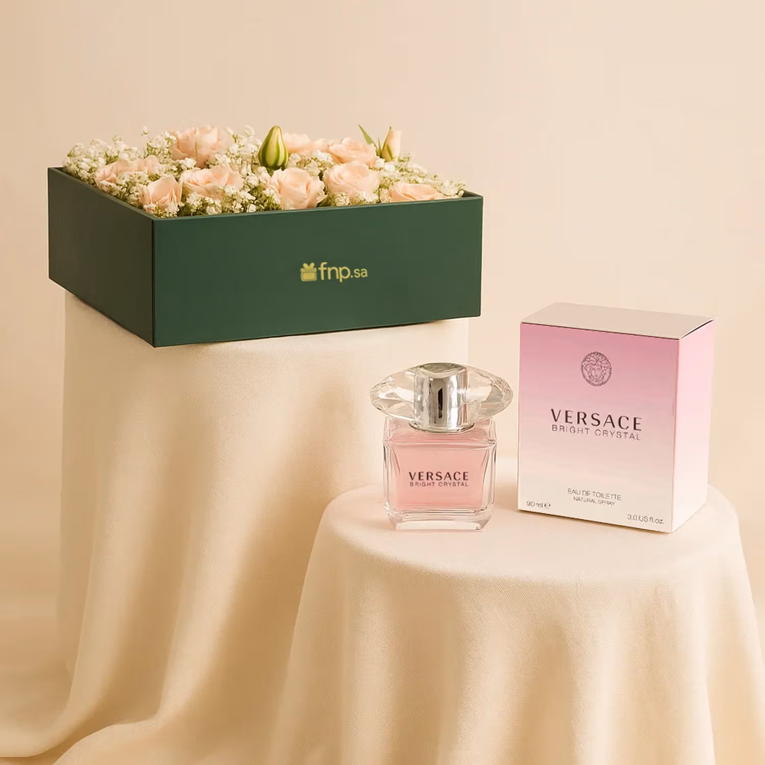 عطر فرزاتشي كريستال نسائي مع بوكس ورود