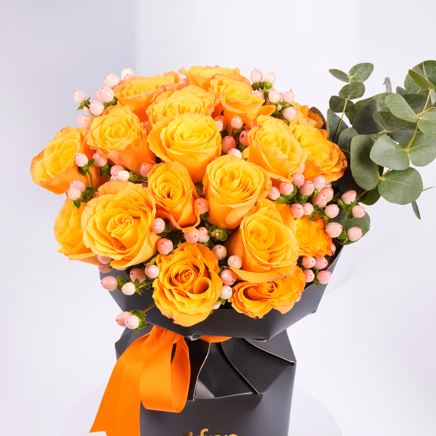 Sunset Splendor: Elegant Pink Rose and Gerbera Bouquet - Pink