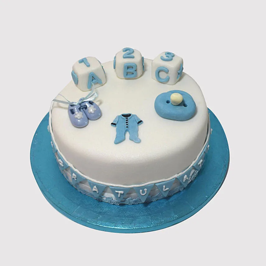 New Born Baby Adorable Cake