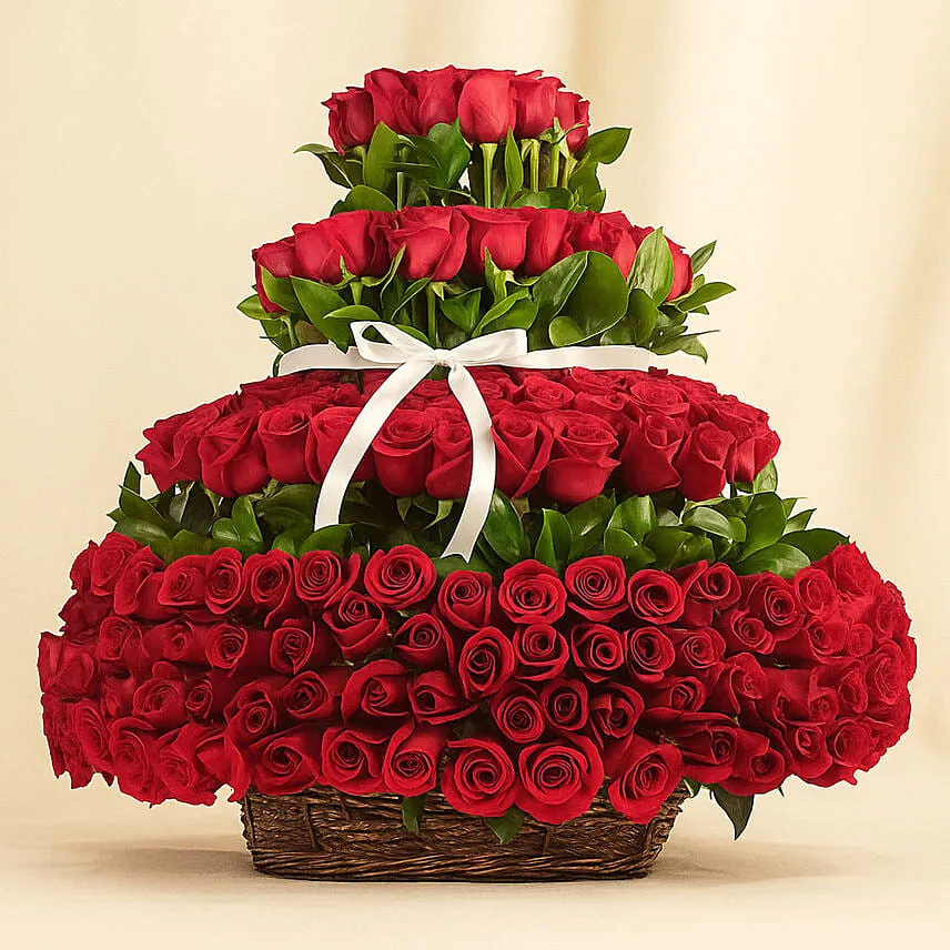 Basket of 400 Roses Glory