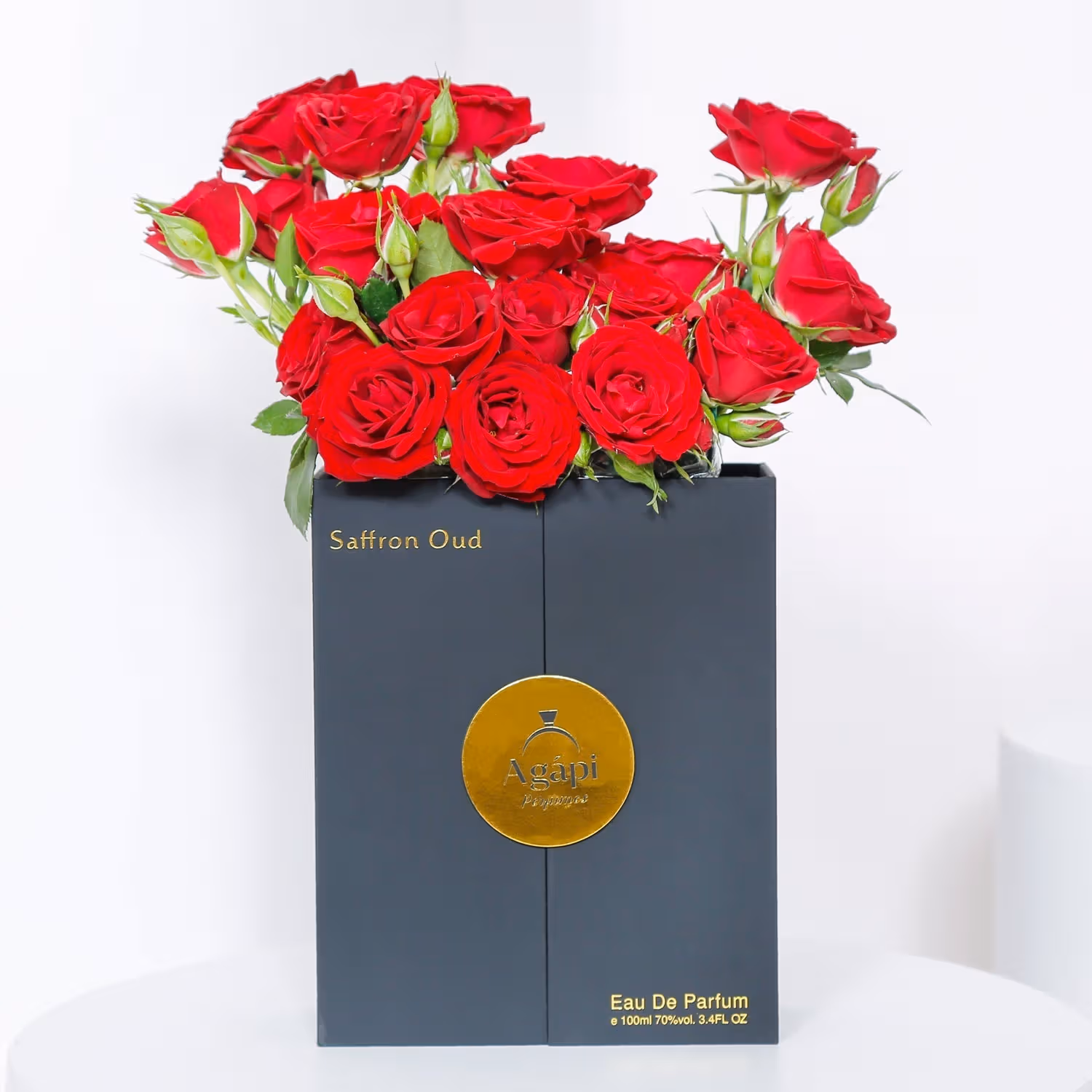 Red Roses with Saffron Oud EDP 100 ml | Agapi Perfumes
