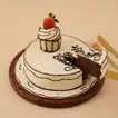 كيكة عيد الميلاد ثري دي كب كيك - 500 غرام