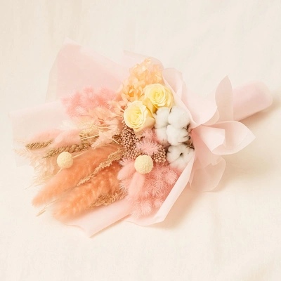 Graceful Mixed Preserved Flowers Bouquet