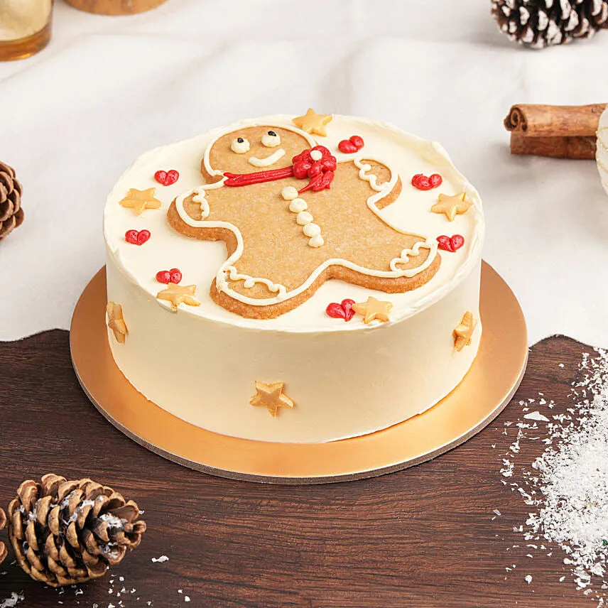 Ginger Man Holiday Cake 8 Portion