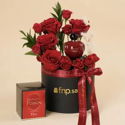 عطر هيبنوتك بايزون نسائي وورد احمر