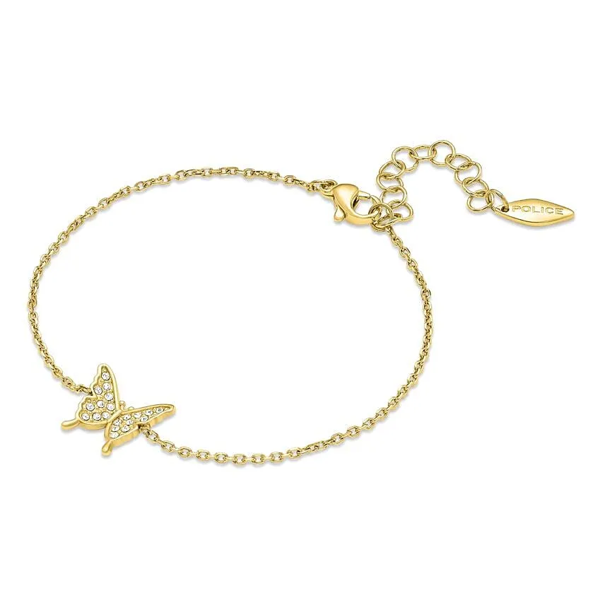Police Butterfly Bracelet Gift Tray For Her