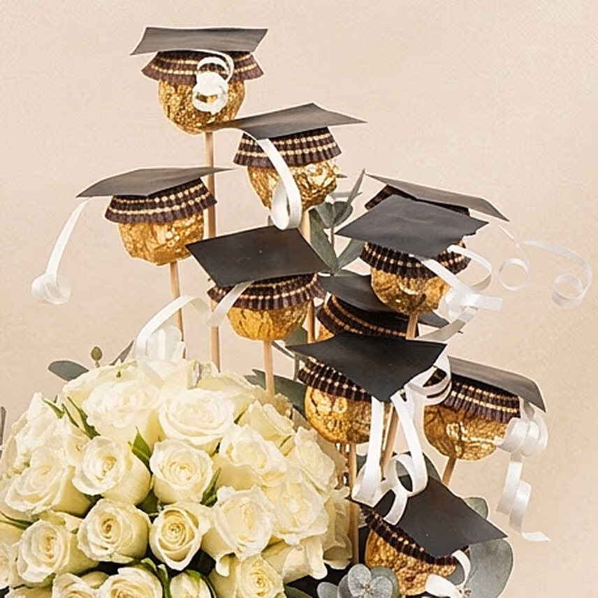 Graduation Vase Arrangement â€“ Convocation Gift