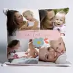 Custom 'We Love You' Photo Collage Cushion - Perfect Personalized Gift