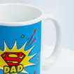 Superman Dad Ceramic Mug - Perfect Gift for Super Dads