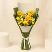 Graduation Shiny Yellow Rose Bouquet
