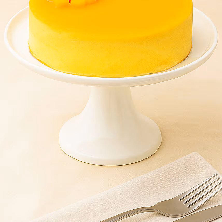 Tangy Mango Mousse Cake