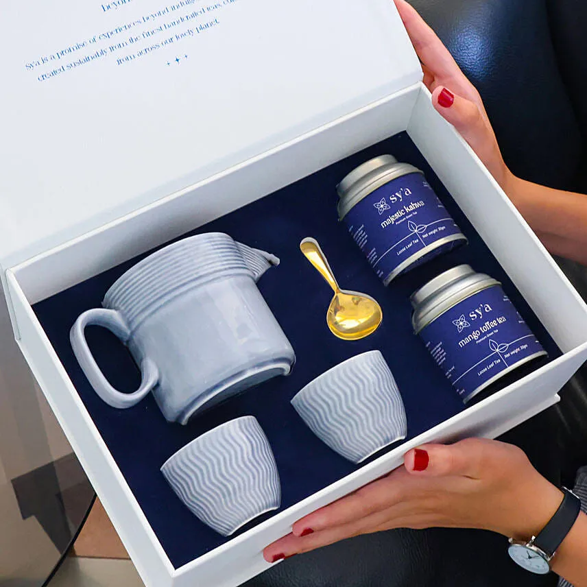 Royal Grey Set With Green Teas