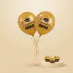 Graduation Balloons with Rocher Chocolates