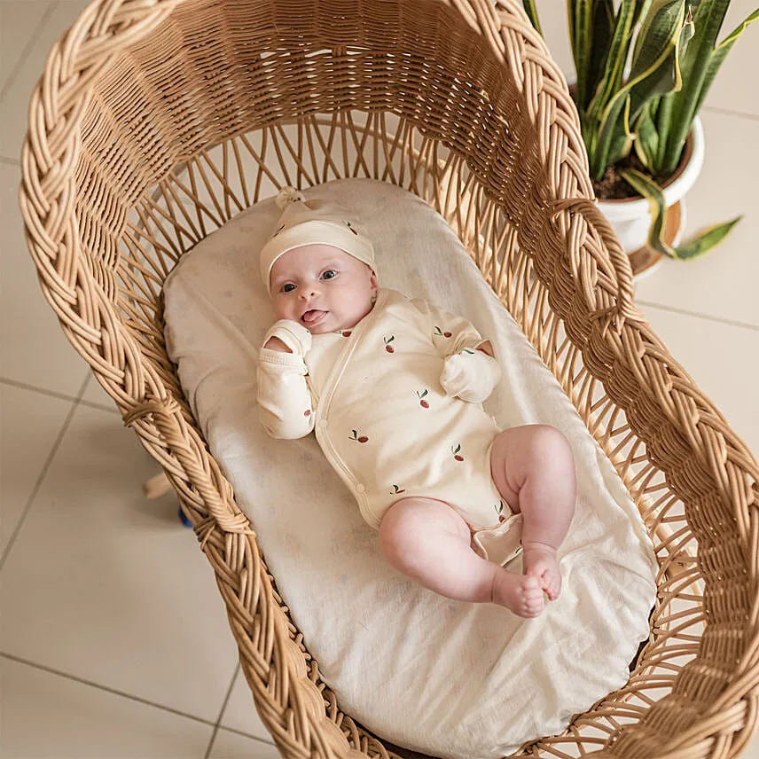 Welcome Baby Organic Gift Set Red Olea
