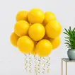 Vibrant Yellow Helium Balloons - Perfect for Celebrations