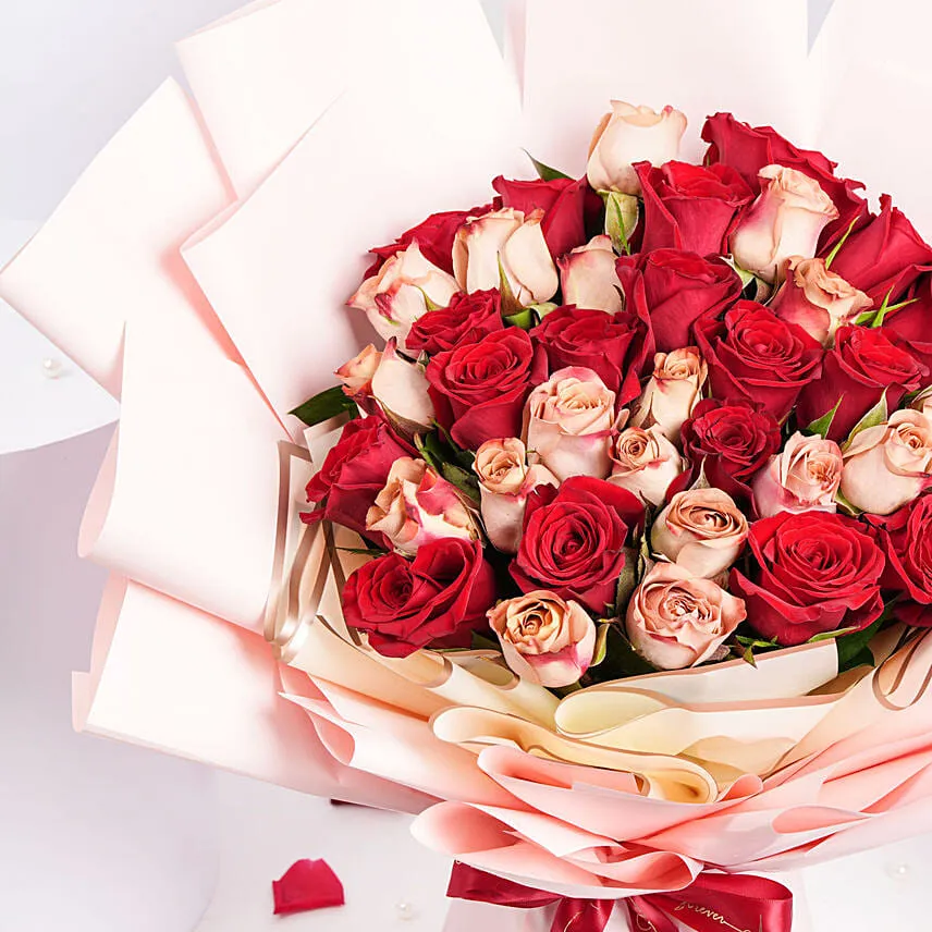 36 Roses Splendid Bouquet for 520 V-day