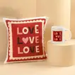Valentine's Day Love Bundle: Cushion Cover & Mug Set