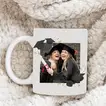 Graduation White Personalised Mug