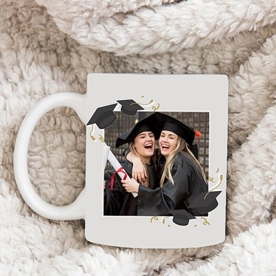 Graduation White Personalised Mug
