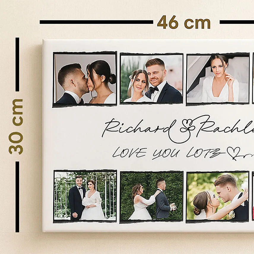 Couple Photo Canvas Frame