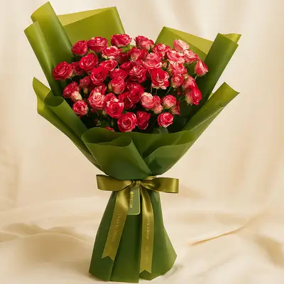 Dual Color Spray Rose Bouquet
