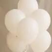 White Helium Balloons