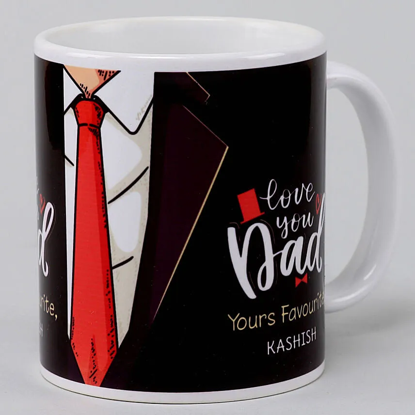 Love You Dad Personalized Mug