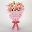 Admirable Asiatic Pink Lilies Bunch