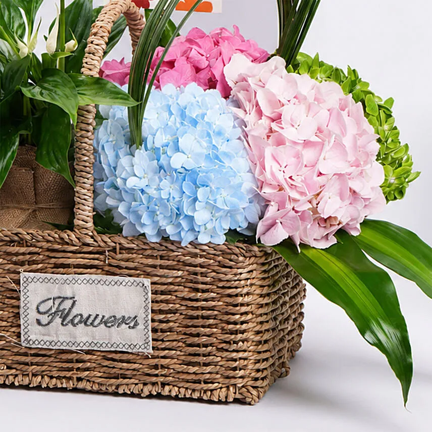 Grandparents Day Wishes Flowers And Plant Basket