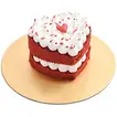 Delicious Heart-Shaped Red Velvet Mono Cake – Perfect for Special Occasions