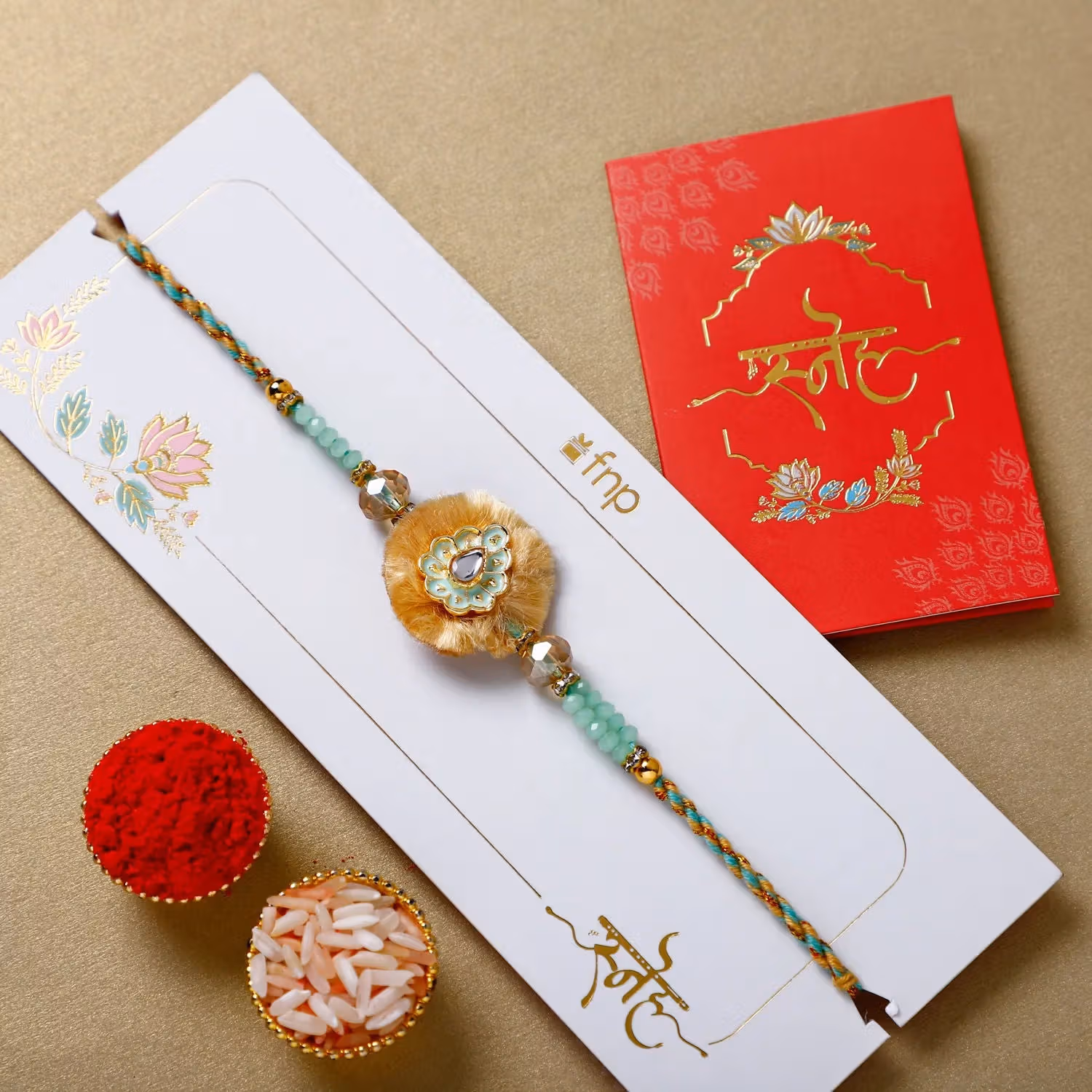 Artisan Affection Ethnic Rakhi N Rasgulla