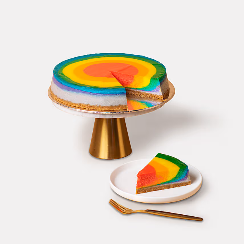 Rainbow Cheese Cake