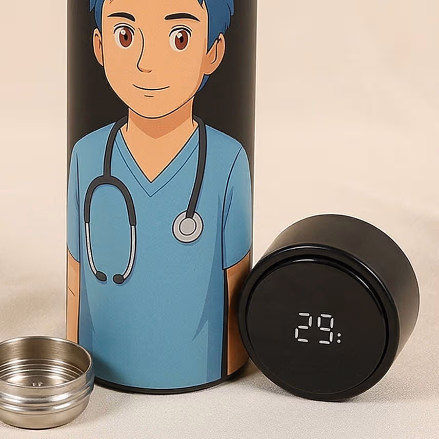 Personalise Your Ghibli Nurse Temperature Bottle