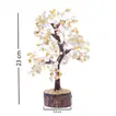 Exquisite Handcrafted Stone Wish Tree with Agate Leaves