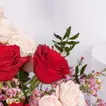 Exquisite Love Bouquet: Pink and Red Roses in Luxury Box