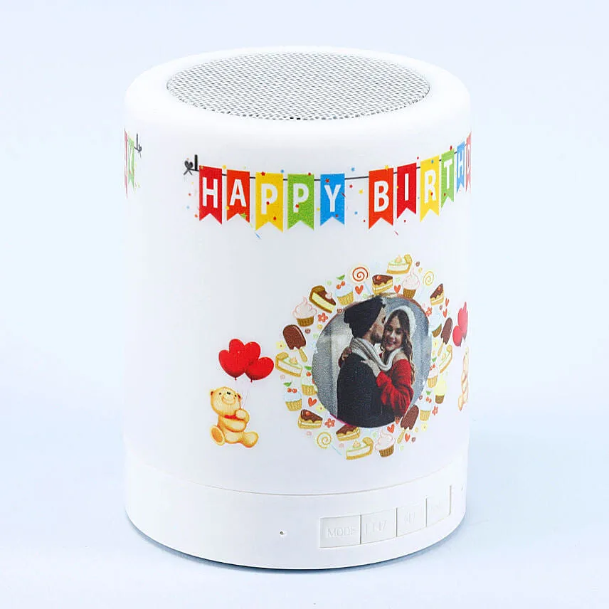 Personalised Happy Birthday LED Speaker