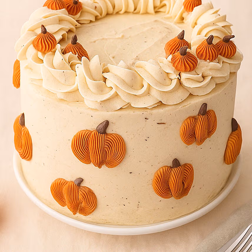 Thanksgiving Pumpkin Chocolate Cake