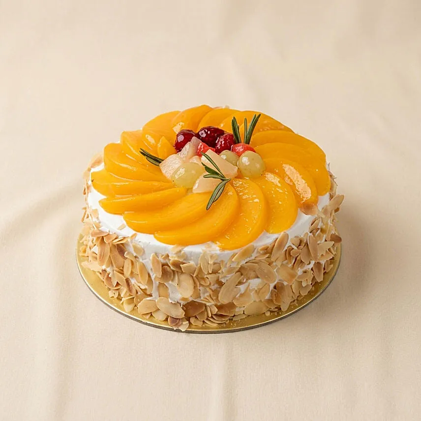 Eggless Fresh Fruit Cake