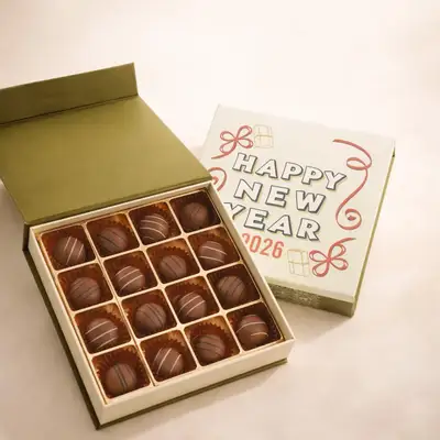 Celebrate 2026 with Galatchi Hearts: New Year Chocolate Box - 12pcs