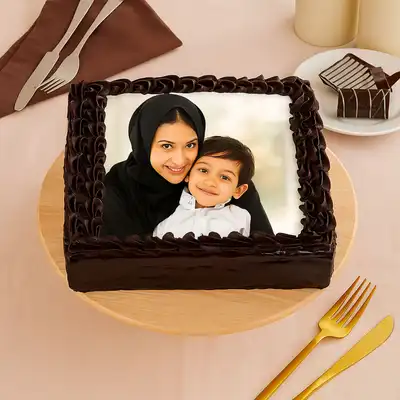 كيك صور | شوكليت كيك مربع فاخر