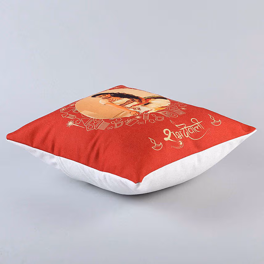 Personalised Deepavali Greetings Cushion