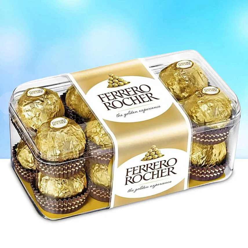 Happy Birthday Led Cushion With Ferrero Rocher