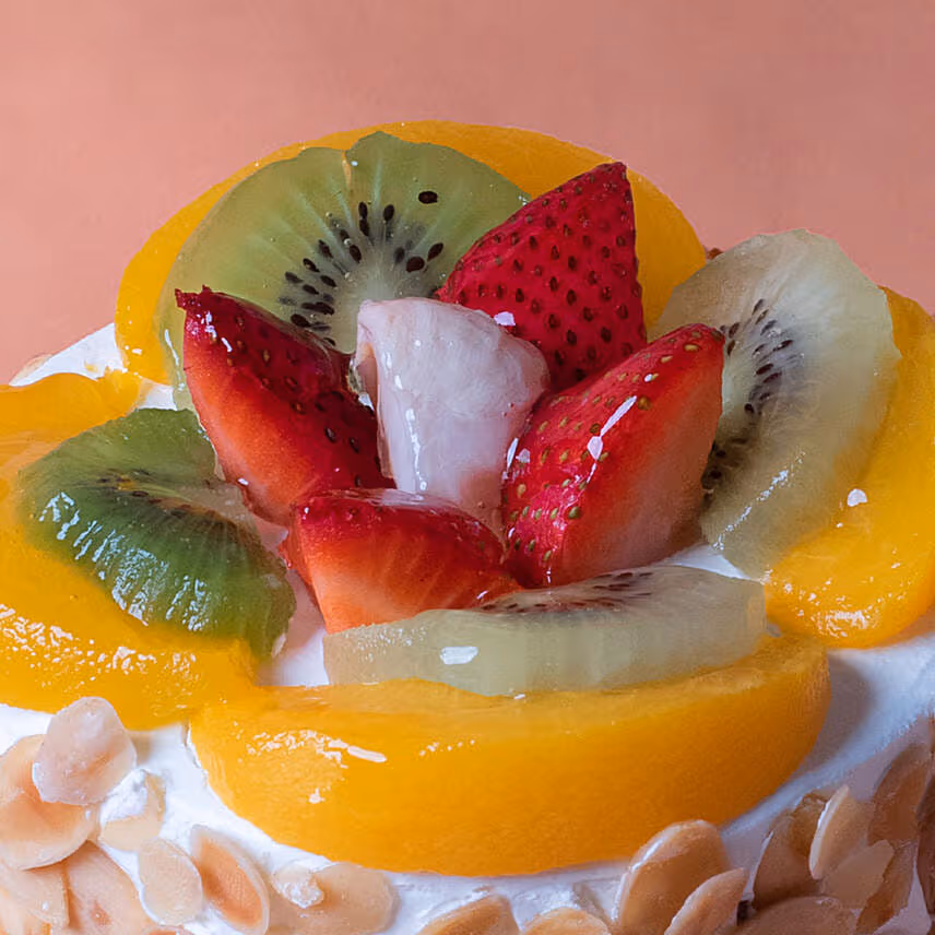 Fresh Fruit Cake 4 Inches