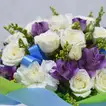 Ripple of Birthday Joy: Elegant Floral Arrangement