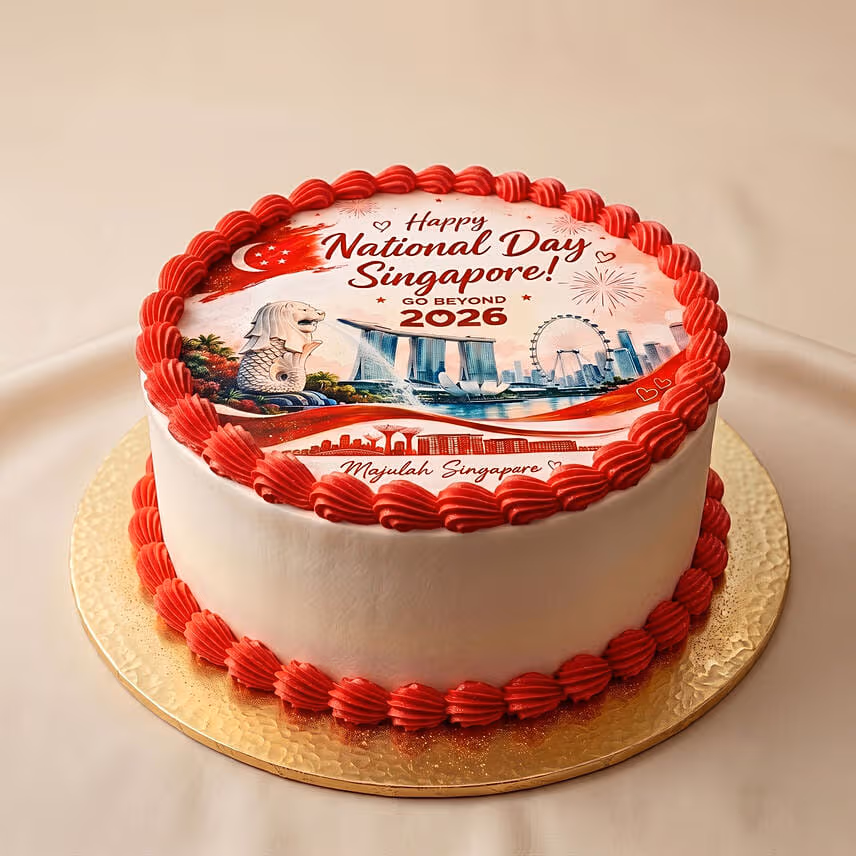 National Day Red Velvet Cake