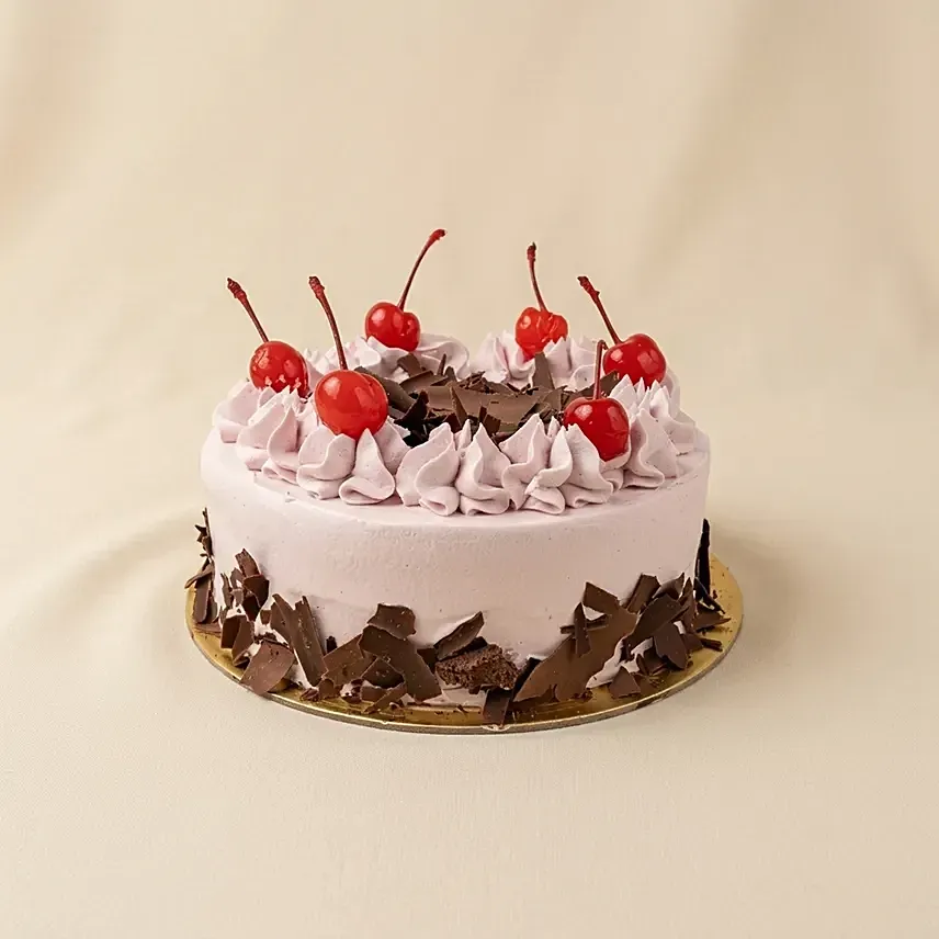Black Forest Happy Birthday Cake