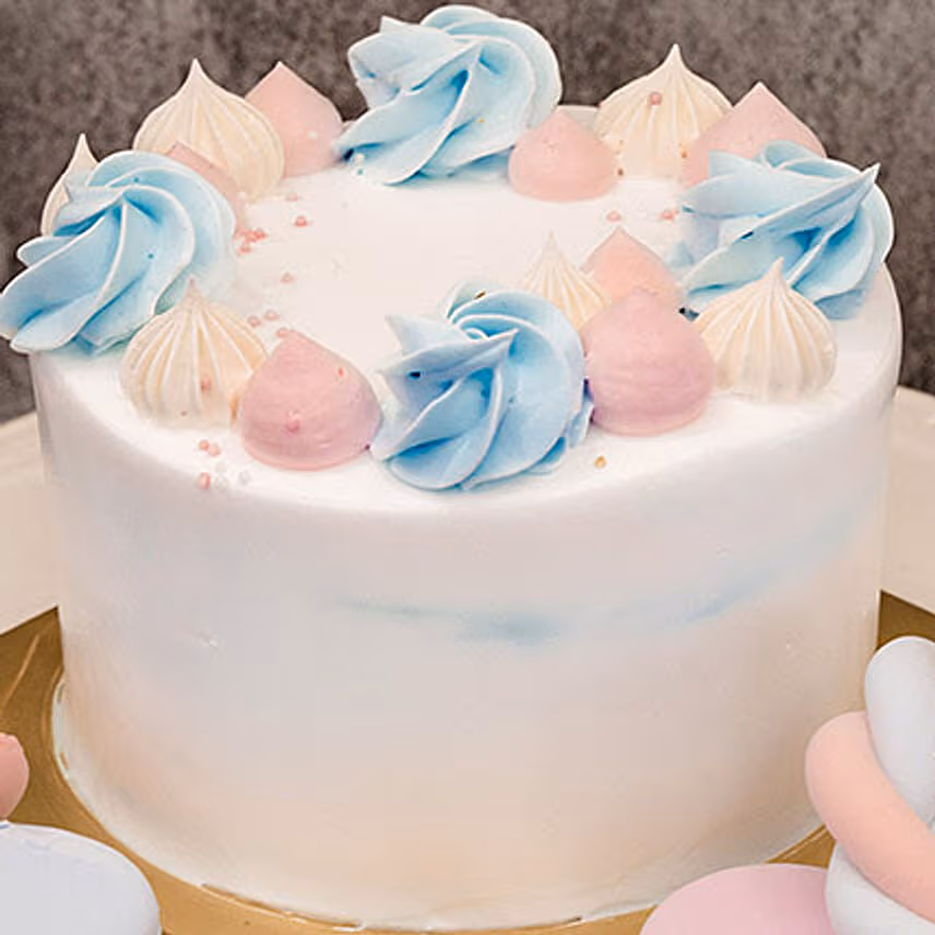 5in Round Blue Forest Cake