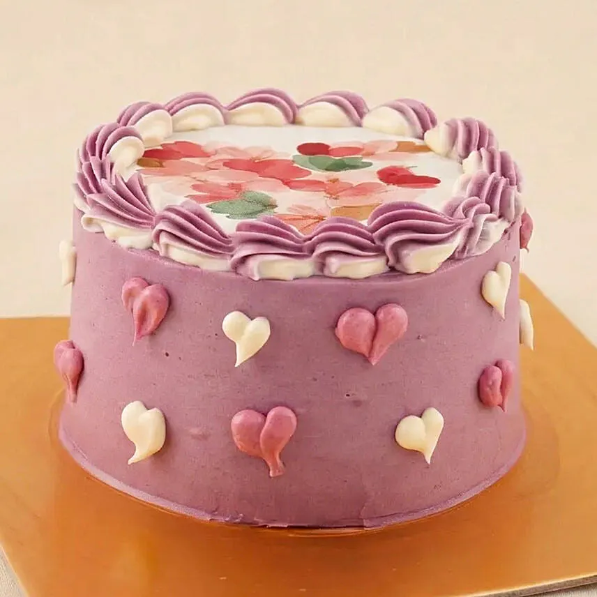 Women’s Day Heart Bliss Chocolate Cake