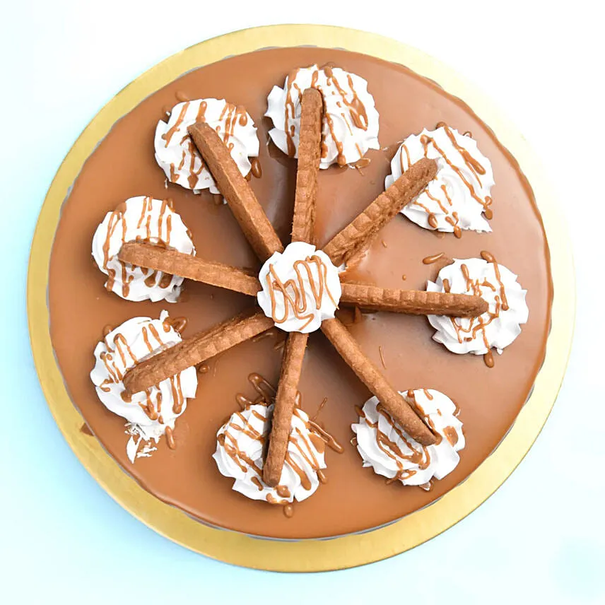Heavenly Lotus Biscoff Eggless Cake 12 Portion