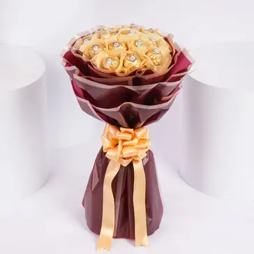 Luxurious Ferrero Rocher Bouquet – Elegant Sweet Gift